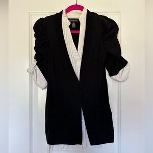 Inc International Concepts Sweater Button Down Blouse Combo. Size small.